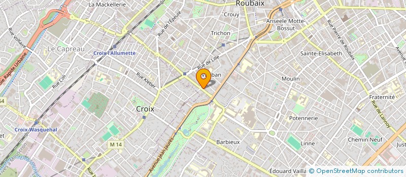 localisation de l'entreprise SCI HIPPOEID  ROUBAIX