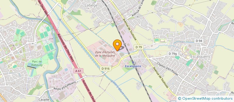 localisation de l'entreprise SCI HIPPOGRIFFE  ESCALQUENS