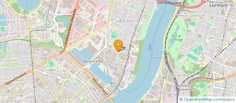 localisation de l'entreprise SCI HIPPOLYTE  BORDEAUX