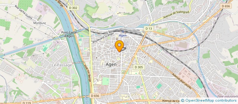 localisation de l'entreprise SCI HIPPOLYTE  AGEN