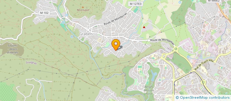 localisation de l'entreprise SCI HIPPONE  GRABELS