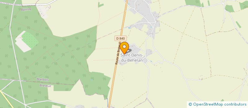 localisation de l'entreprise SCI HIPPOPHI  MARBOIS