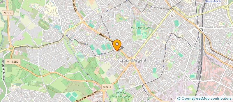 localisation de l'entreprise SCI HIRAM à MONTPELLIER