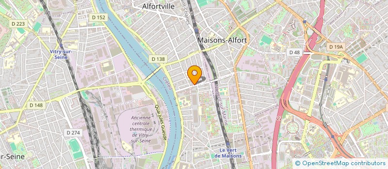 localisation de l'entreprise SCI HIRECHE à ALFORTVILLE