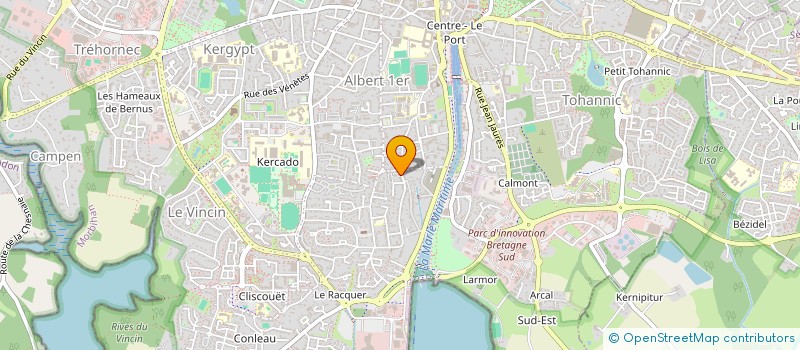 localisation de l'entreprise SCI HIRGOAT  VANNES