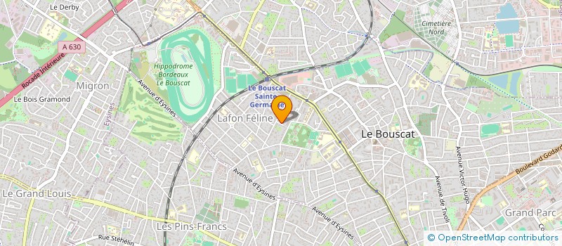 localisation de l'entreprise SCI HIRIBERRY  LE BOUSCAT