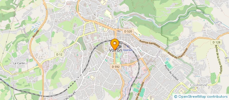 localisation de l'entreprise SCI HIRONDELLE à VOIRON