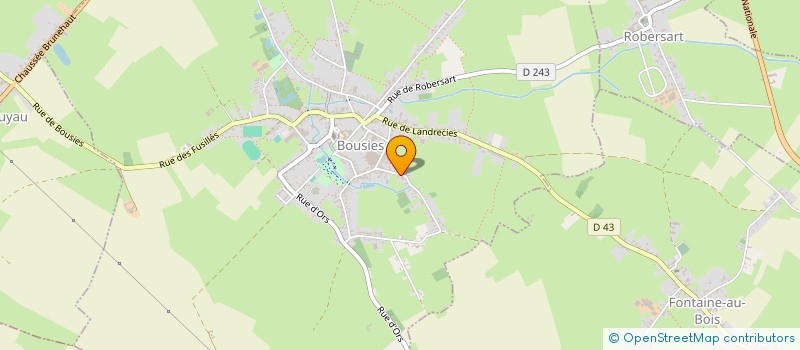 localisation de l'entreprise SCI HIRONDELLE  BOUSIES