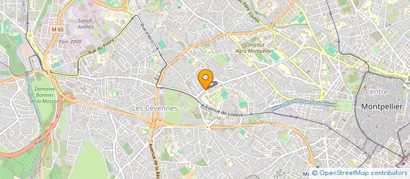localisation de l'entreprise SCI HIRONDELLES à MONTPELLIER