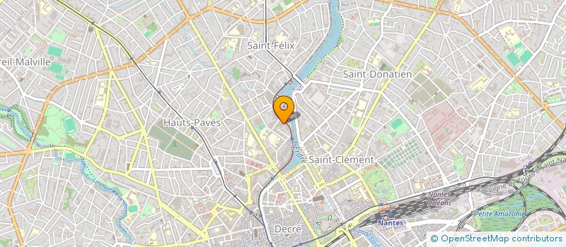 localisation de l'entreprise SCI HIRSCH  NANTES