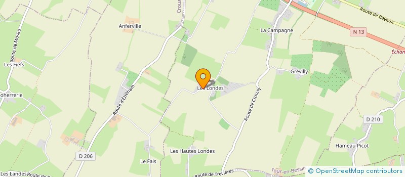 localisation de l'entreprise SCI HIRSCH  TOUR-EN-BESSIN