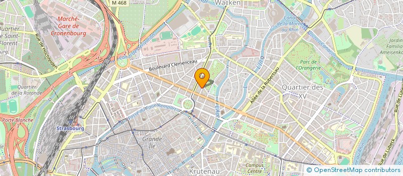 localisation de l'entreprise SCI HIRSCH END  STRASBOURG