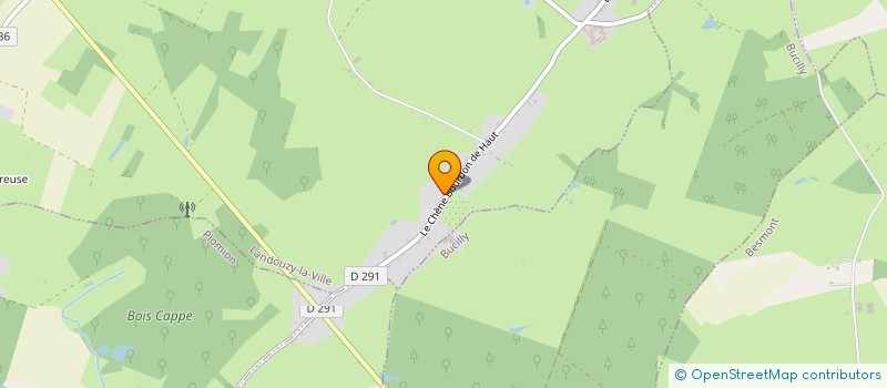 localisation de l'entreprise SCI HIRSON OISE  LANDOUZY-LA-VILLE