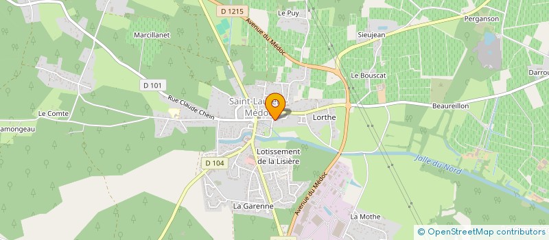 localisation de l'entreprise SCI HIRTZ  SAINT-LAURENT-MEDOC