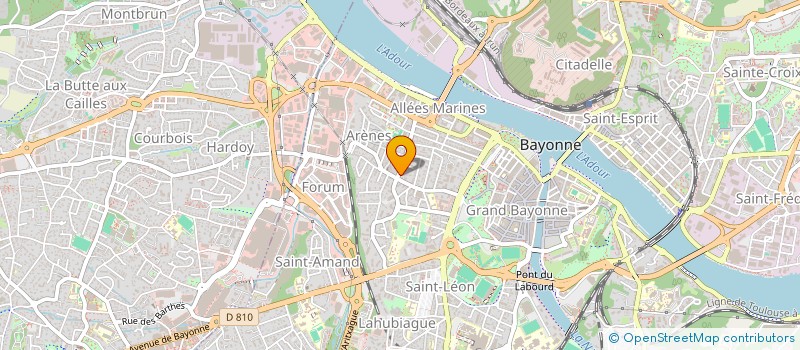 localisation de l'entreprise SCI HIRU CORONA à BAYONNE