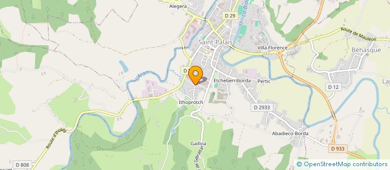 localisation de l'entreprise SCI HIRUEK  ARBERATS-SILLEGUE