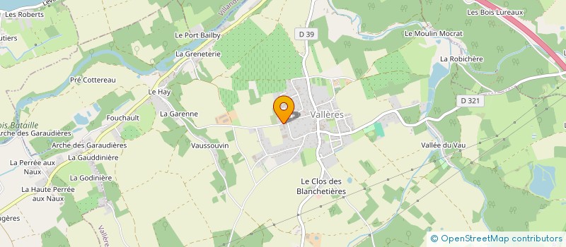 localisation de l'entreprise SCI HIRUNDO  VALLERES