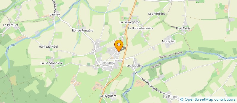 localisation de l'entreprise SCI HIRUNDO - SAJYL  DIALAN SUR CHAINE