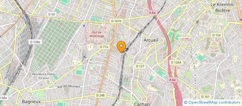 localisation de l'entreprise SCI HIRUNE  ARCUEIL