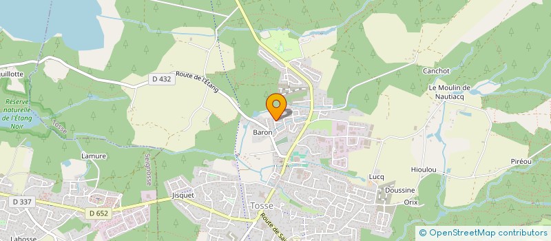 localisation de l'entreprise SCI HISKIWIWI  TOSSE