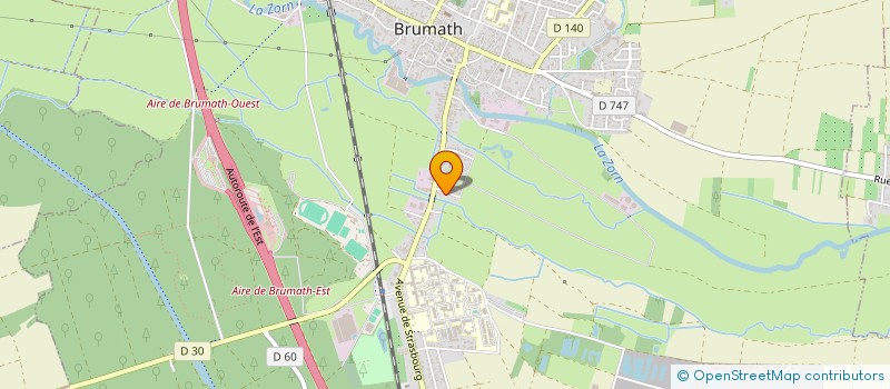 localisation de l'entreprise SCI HISSLER  WINGERSHEIM LES QUATRE BANS