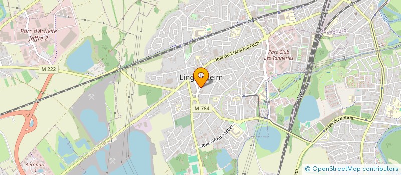 localisation de l'entreprise SCI HJ2C  LINGOLSHEIM