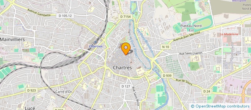 localisation de l'entreprise SCI HJHA à CHARTRES