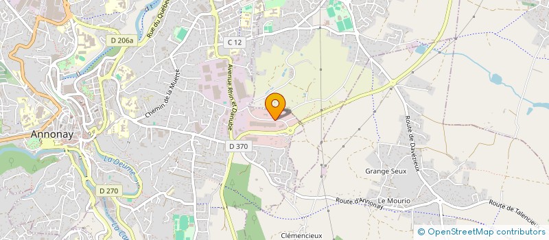 localisation de l'entreprise SCI HJLT MARENTON à ANNONAY