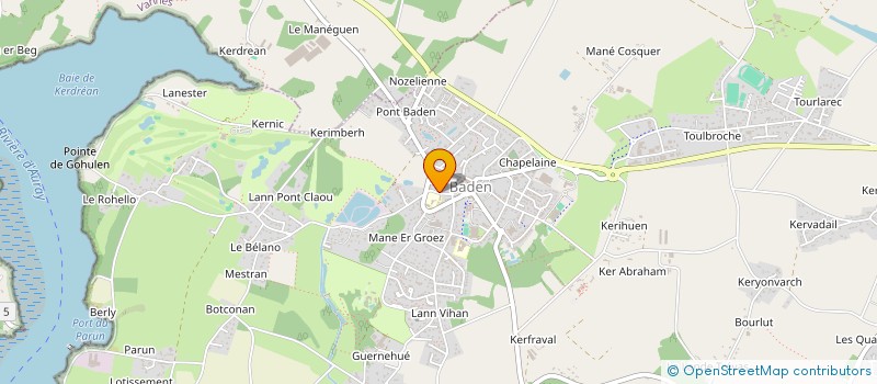 localisation de l'entreprise SCI HJM  BADEN