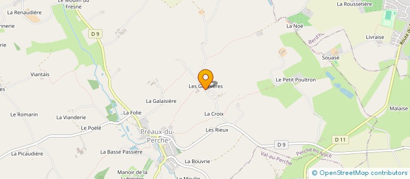 localisation de l'entreprise SCI HJR à PERCHE EN NOCE