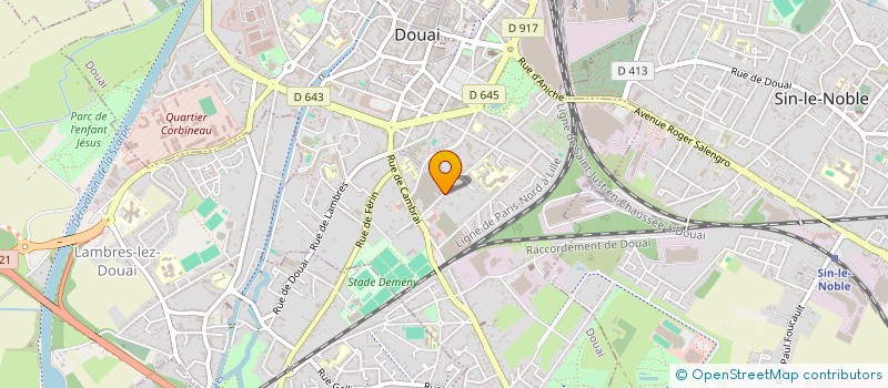localisation de l'entreprise SCI HK 3  DOUAI