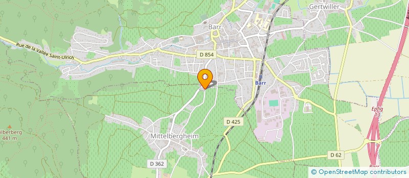 localisation de l'entreprise SCI HK  BARR