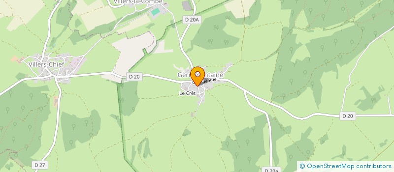 localisation de l'entreprise SCI HK  GERMEFONTAINE