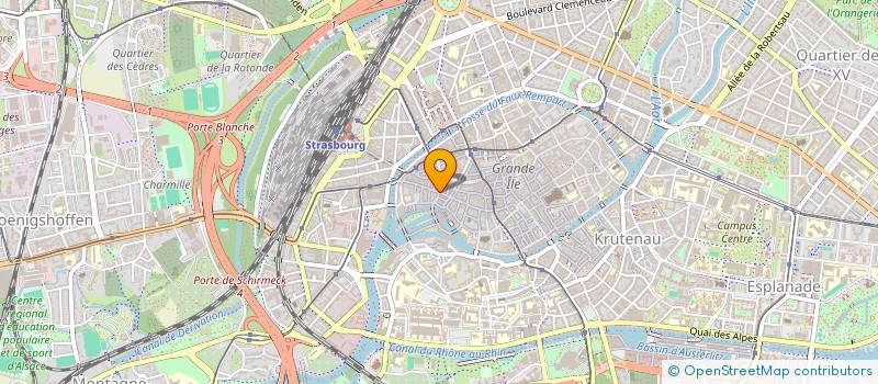 localisation de l'entreprise SCI HK  STRASBOURG