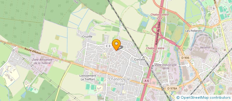 localisation de l'entreprise SCI HK  CHATENOY-LE-ROYAL