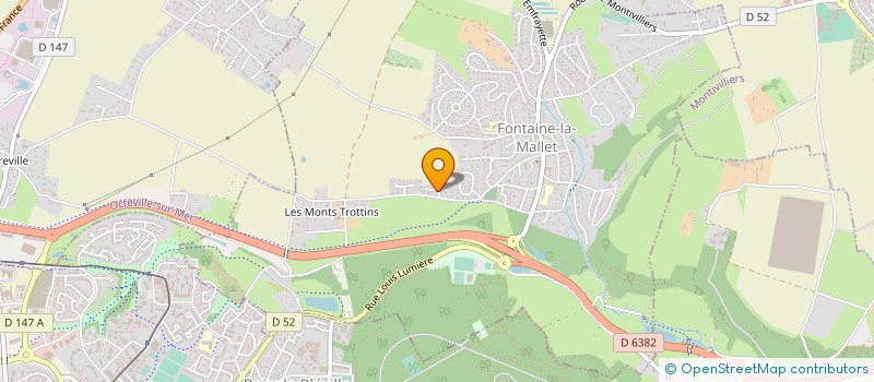 localisation de l'entreprise SCI HK BELLOT  FONTAINE-LA-MALLET