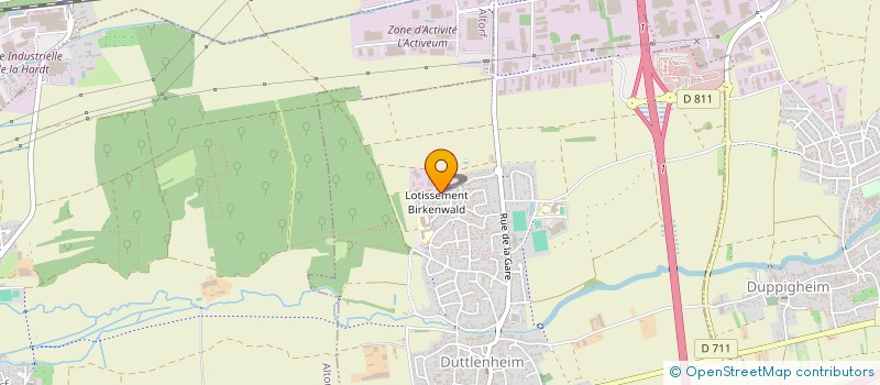 localisation de l'entreprise SCI HK GLOBAL INVEST  DUTTLENHEIM