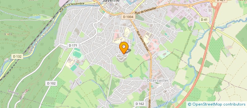 localisation de l'entreprise SCI HK IMMO  SAVERNE