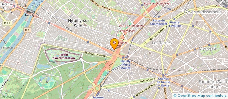 localisation de l'entreprise SCI HKB à NEUILLY-SUR-SEINE