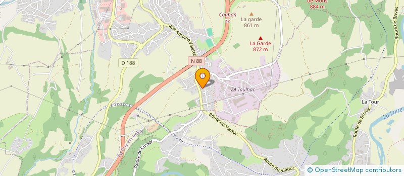 localisation de l'entreprise SCI HKD  LE PUY EN VELAY