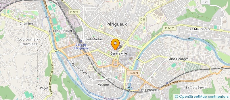 localisation de l'entreprise SCI HKLOPHTA à PERIGUEUX
