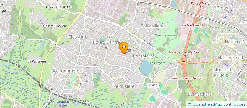 localisation de l'entreprise SCI HKM IMMOBILIER  SAINT-HERBLAIN