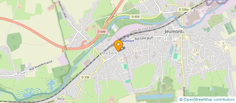 localisation de l'entreprise SCI HKN  MARPENT