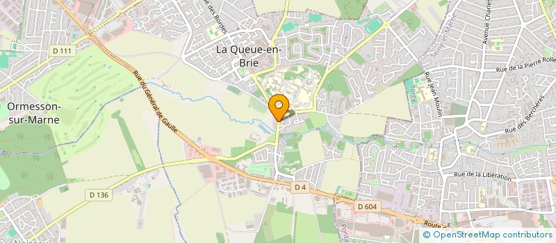 localisation de l'entreprise SCI HL  LA QUEUE-EN-BRIE