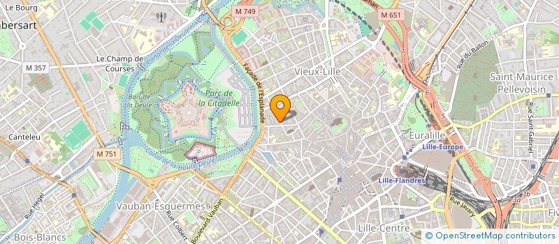 localisation de l'entreprise SCI HL à LILLE