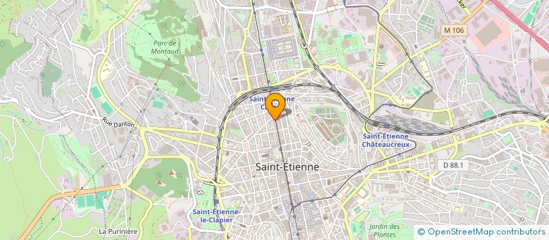 localisation de l'entreprise SCI HL  SAINT-ETIENNE