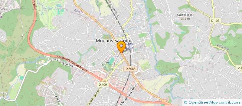 localisation de l'entreprise SCI HL à MOUANS-SARTOUX