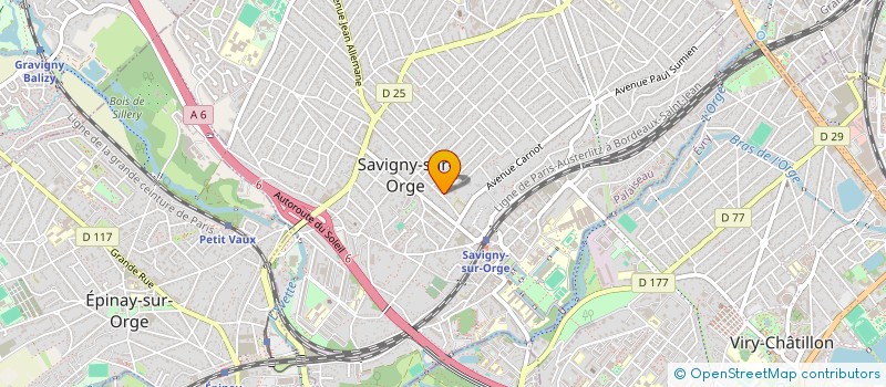 localisation de l'entreprise SCI HL AVENIR EVOLUTION à SAVIGNY-SUR-ORGE