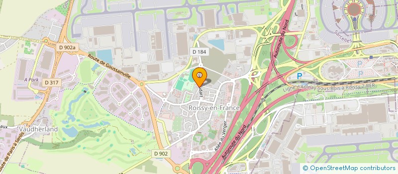 localisation de l'entreprise SCI HL IMMO  ROISSY-EN-FRANCE