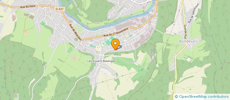 localisation de l'entreprise SCI HL IMMOBILIER  MANDEURE